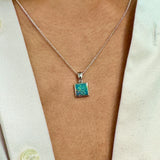 Australian Opal | Celeste Sterling silver pendant
