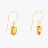 Linh | 9K YG Citrine Drop Earrings