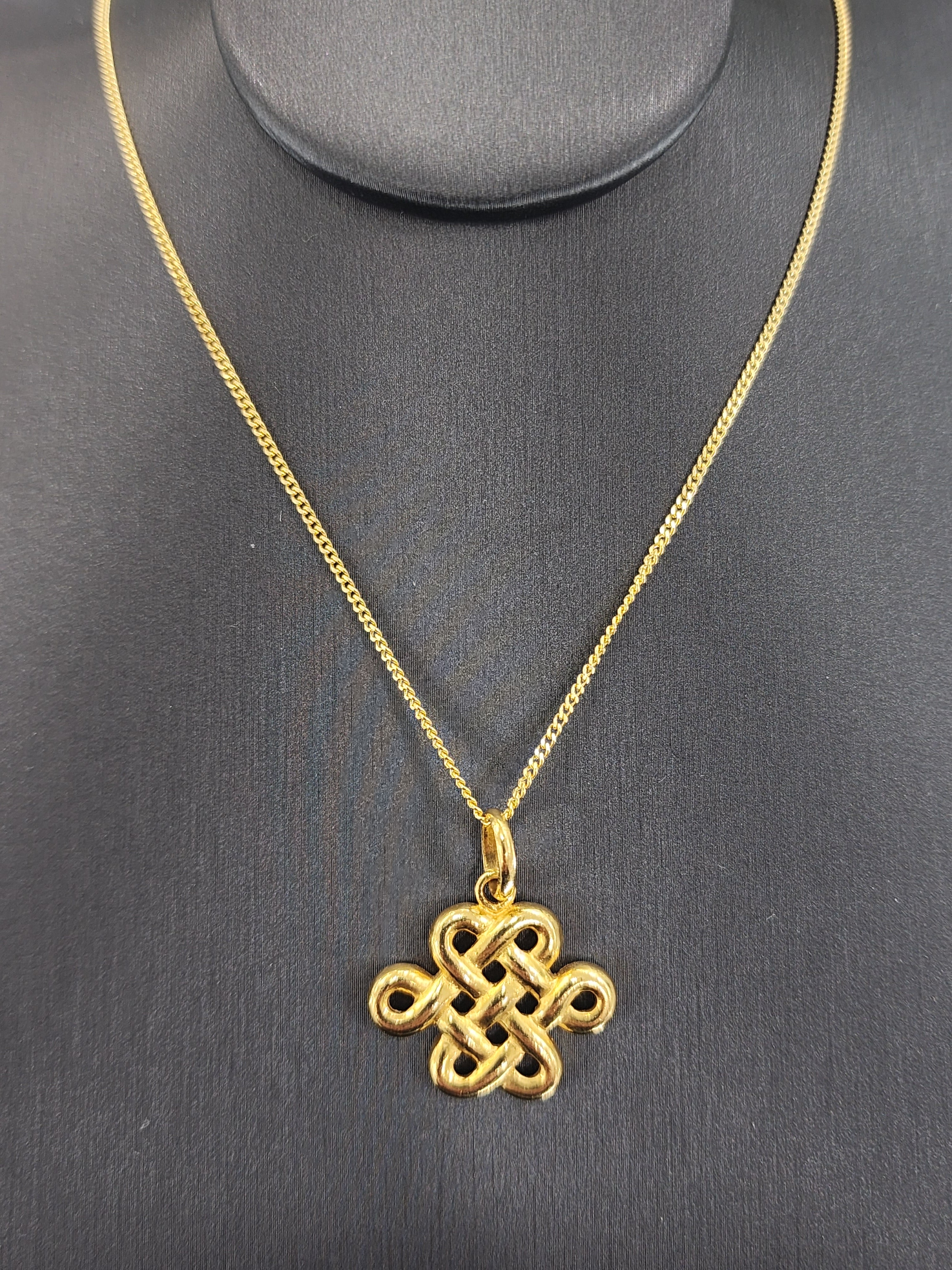 Auspicious 22k Gold Pendant - The Classic Jewellers