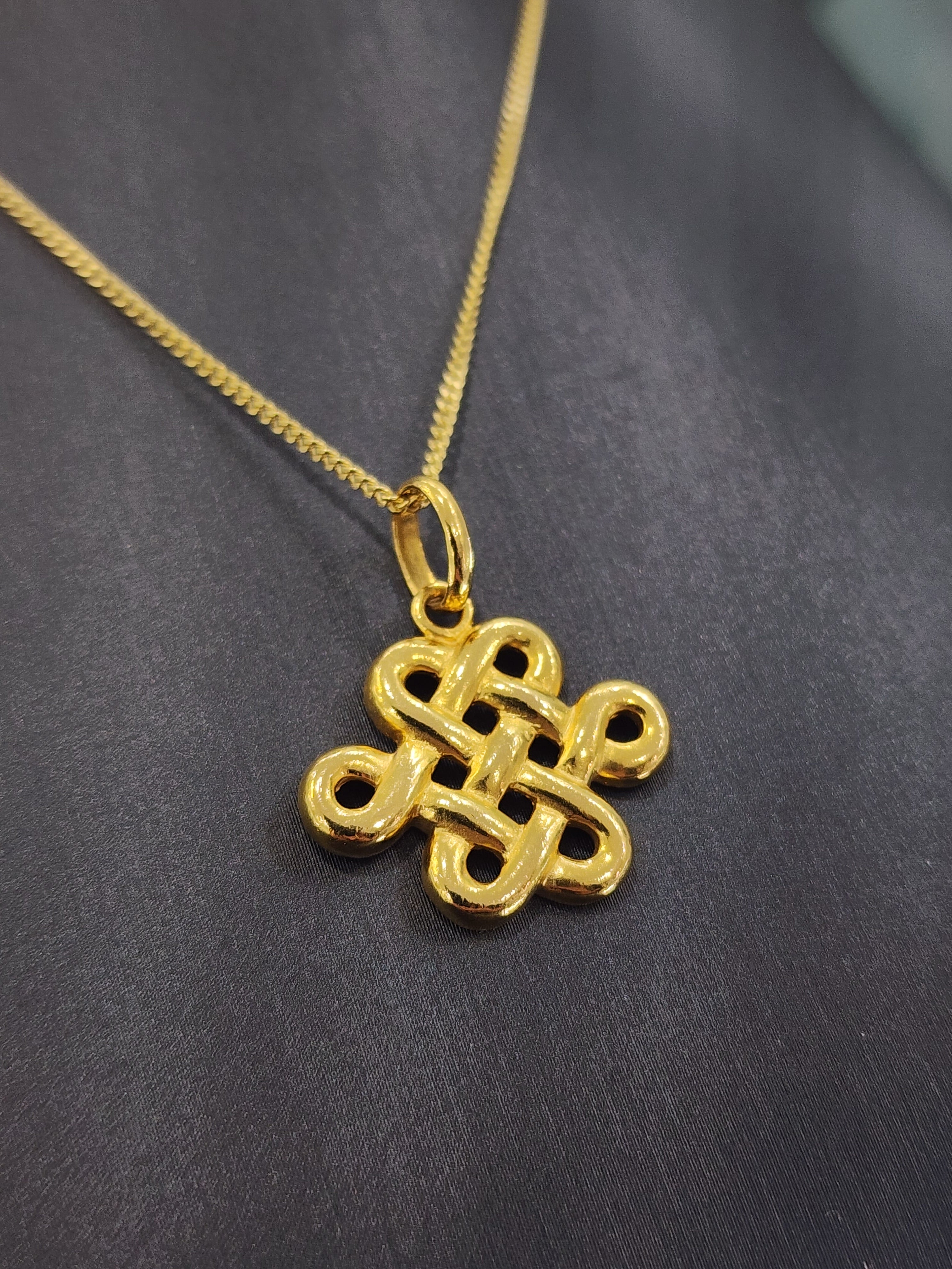 Auspicious 22k Gold Pendant - The Classic Jewellers