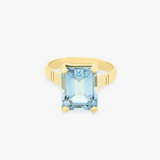 Frey | 9K YG Blue Topaz Ring