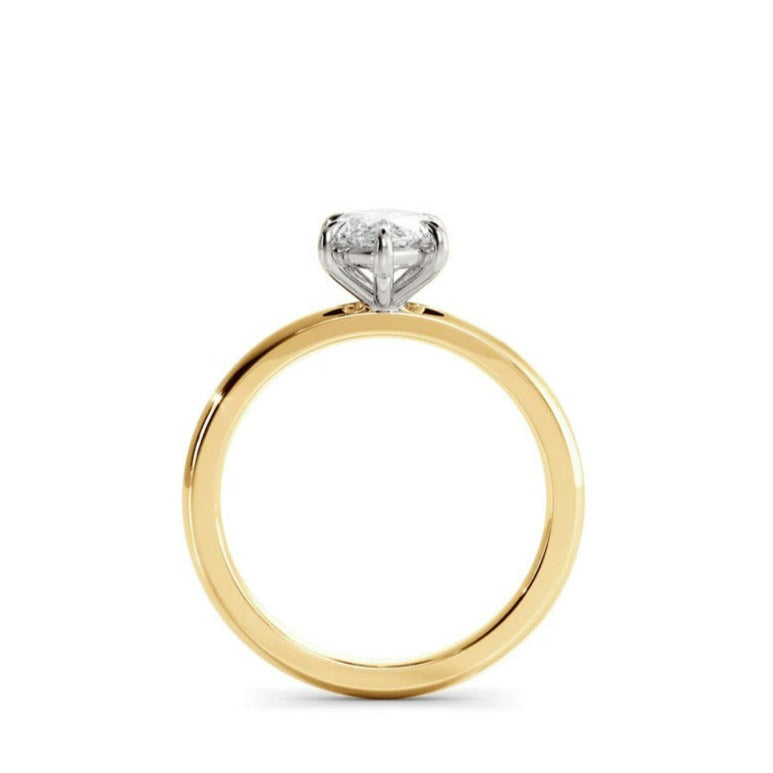 1ct Round Cut Lab Diamond Ring | Adelaide Engagement Ring