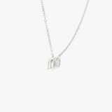 Amellia | 14K White Gold Petite Twin Pear Diamond Necklace
