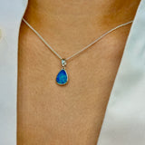 Australian Opal | Claire Sterling silver pendant
