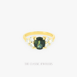 Gracie | 18K Yellow Gold Parti Sapphire and Diamond Ring