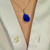 Australian Opal | Heather Sterling silver pendant