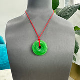 Coin Neckace | Natural Burmese Jade