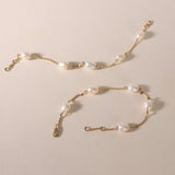 Marbella | 9K Yellow Gold Fresh Water Pearl Bracelet