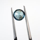 0.70ct Round Australian Sapphire Ocean Teal