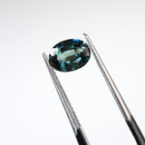 1.00ct Oval Cut Australian Teal Green Blue Sapphire