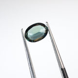 1.00ct Oval Cut Australian Teal Green Blue Sapphire