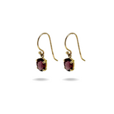Laura | 9ct Rose Garnet Earrings