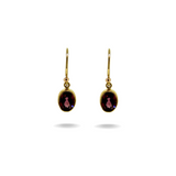 Arabella | 9ct Yellow Gold Garnet Rhodolite Earrings