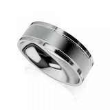 Aden | Double Square Groove Gent's Ring