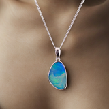 Serivor | Australian Silver Opal Pendant