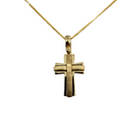 9ct Yellow Gold Cross Pendant