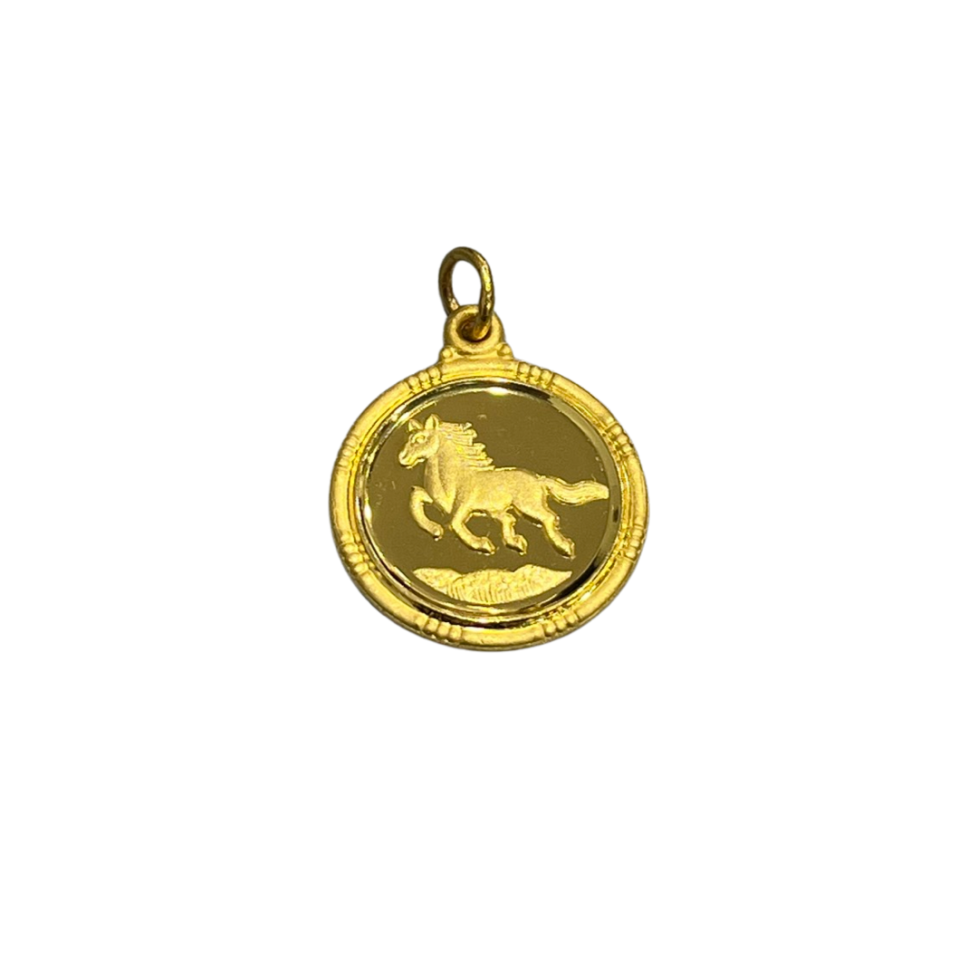 24k Zodiac Animal Pendant - The Classic Jewellers