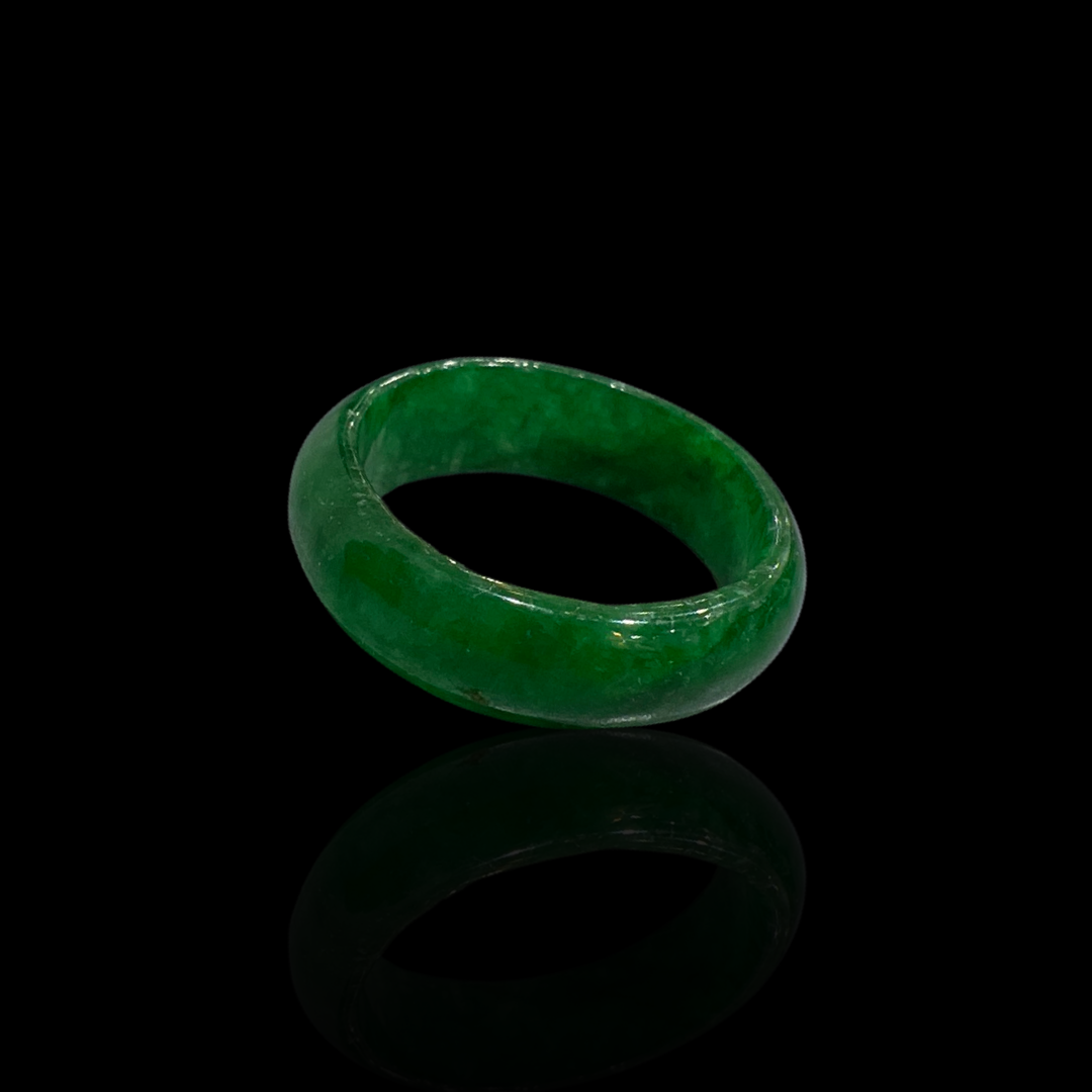 Dark green 2025 jade ring