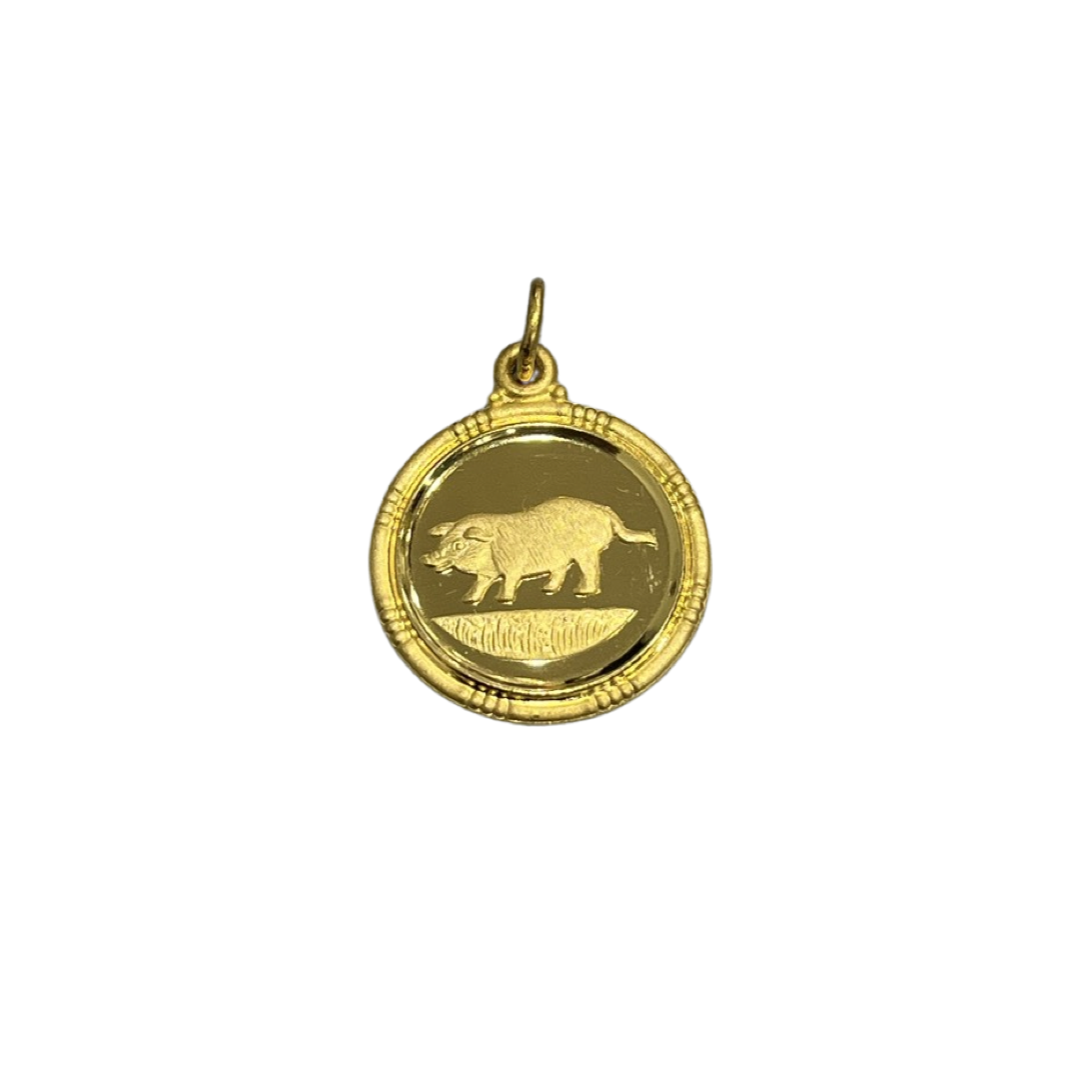 24k Zodiac Animal Pendant - The Classic Jewellers