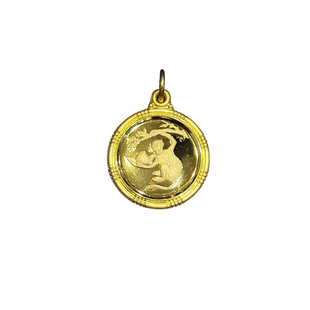 24k Zodiac Animal Pendant - The Classic Jewellers
