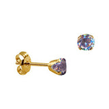 June Birthstone Alexandrite Studs - The Classic Jewellers