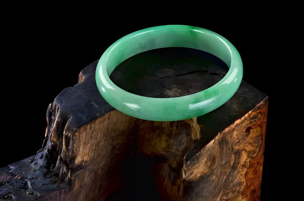 Genuine Burmese Jadeite Jade Bangle Bracelet ( 57.0 mm )#312 – Baikalla