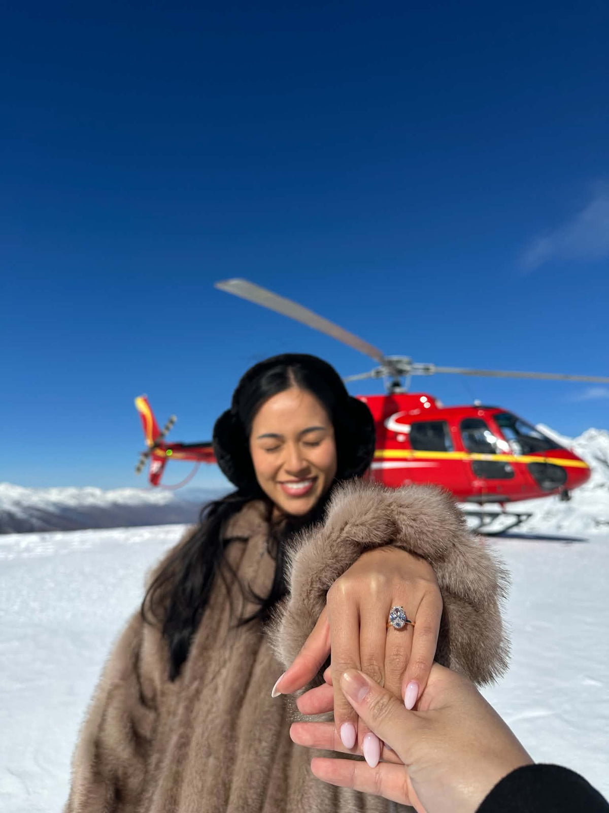 GLACIER, A HELICOPTER AND A LOVE SINCE 13 | JULIE AND KELVIN'S LOVE STORY