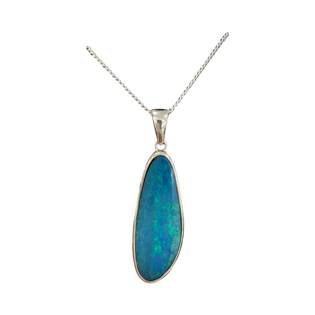 Australian Opal | Sarah Sterling silver pendant