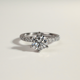 Dalaney | 1ct Round Diamond Ring - Ready To Ship - The Classic Jewellers