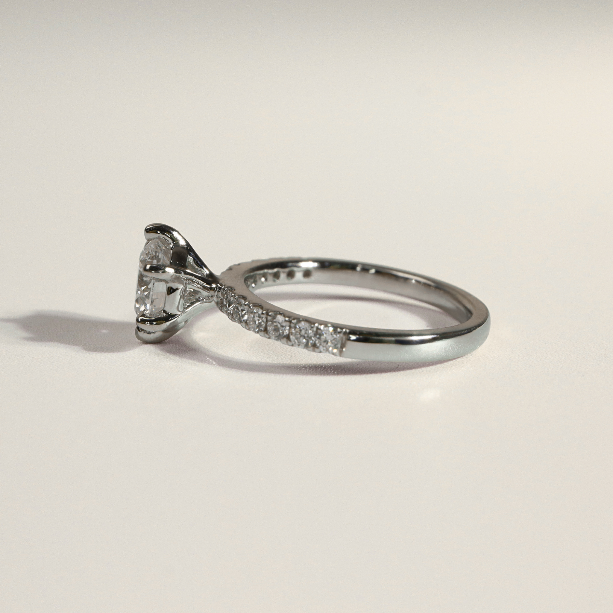Dalaney | 1ct Round Diamond Ring - Ready To Ship - The Classic Jewellers