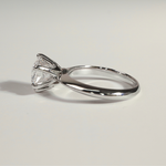 Portia | Platinum 1.7CT Round Diamond Ceremonial Solitaire Ring - Ready To Ship - The Classic Jewellers