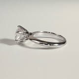 Portia | Platinum 1.7CT Round Diamond Ceremonial Solitaire Ring - Ready To Ship - The Classic Jewellers