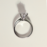 Portia | Platinum 1.7CT Round Diamond Ceremonial Solitaire Ring - Ready To Ship - The Classic Jewellers