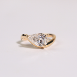 Haven Pear Pinky Promise Ring - Ready To Ship