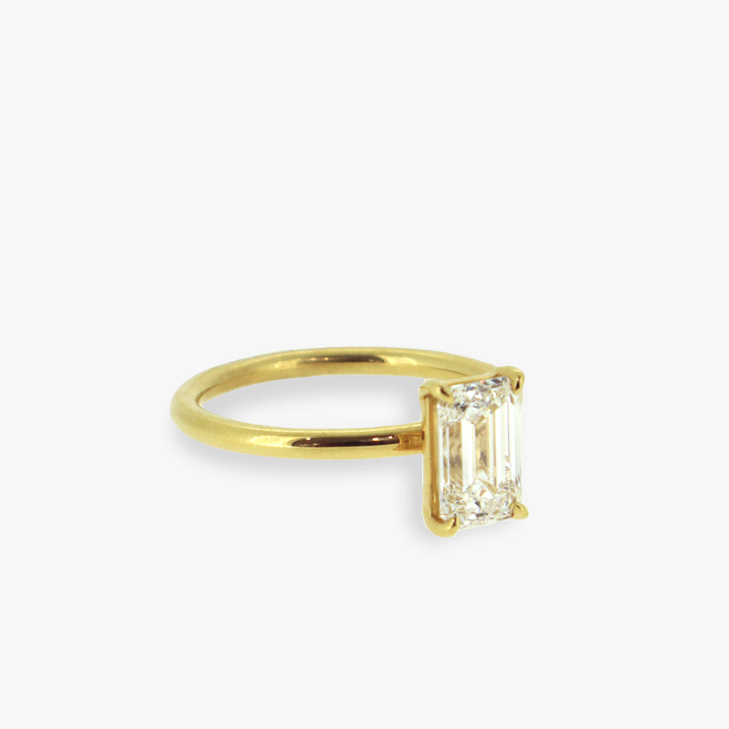 Esmeralda | 1.50ct Emerald Cut Lab Grown Engagement Ring - The Classic Jewellers