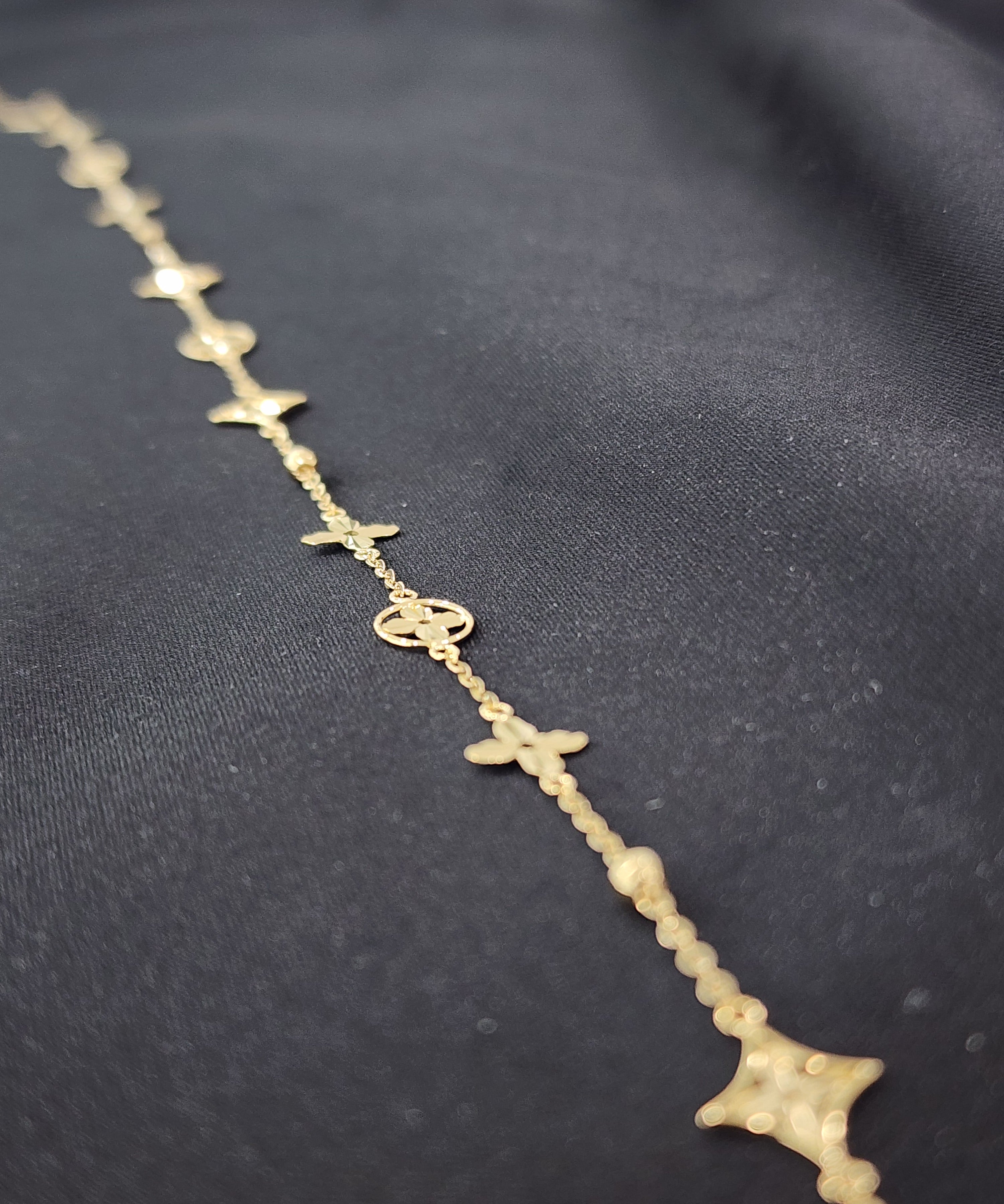 Frances | Diamond Cut Gold Choker Necklace - The Classic Jewellers