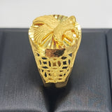 Auspicious Eagle Motif Ring | 24K Gold