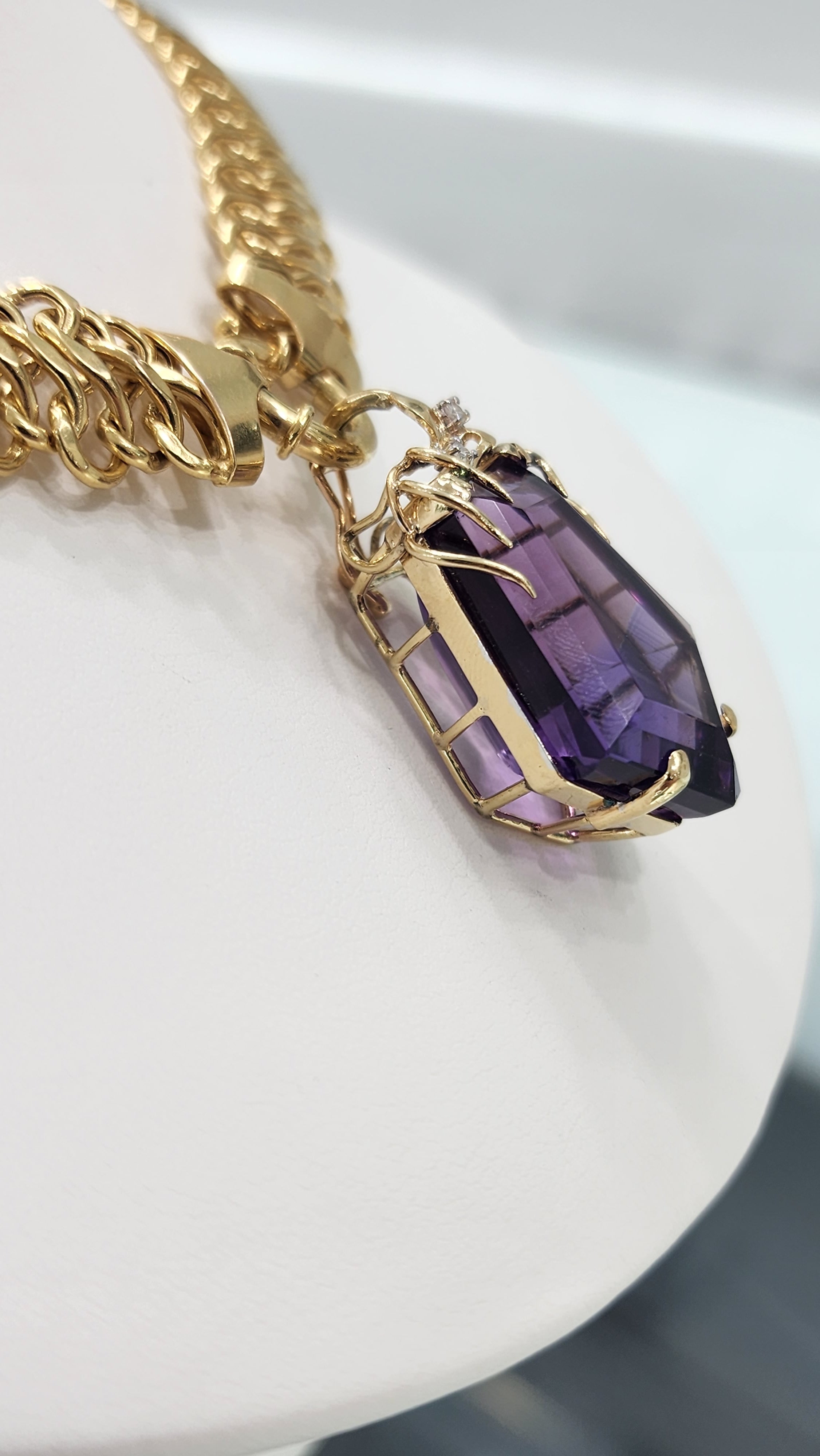 Odilia Amethyst Pendant - The Classic Jewellers