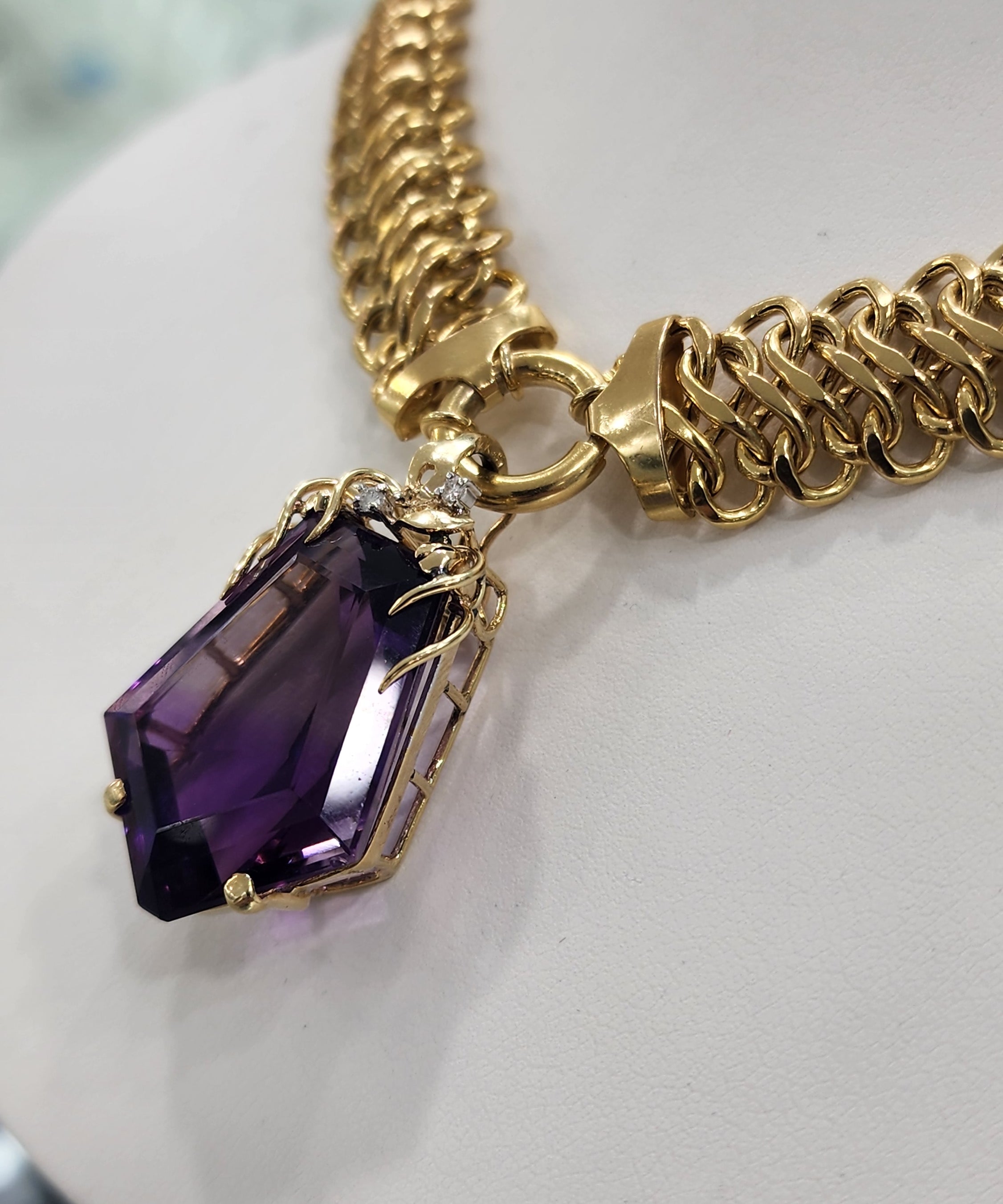 Odilia Amethyst Pendant - The Classic Jewellers