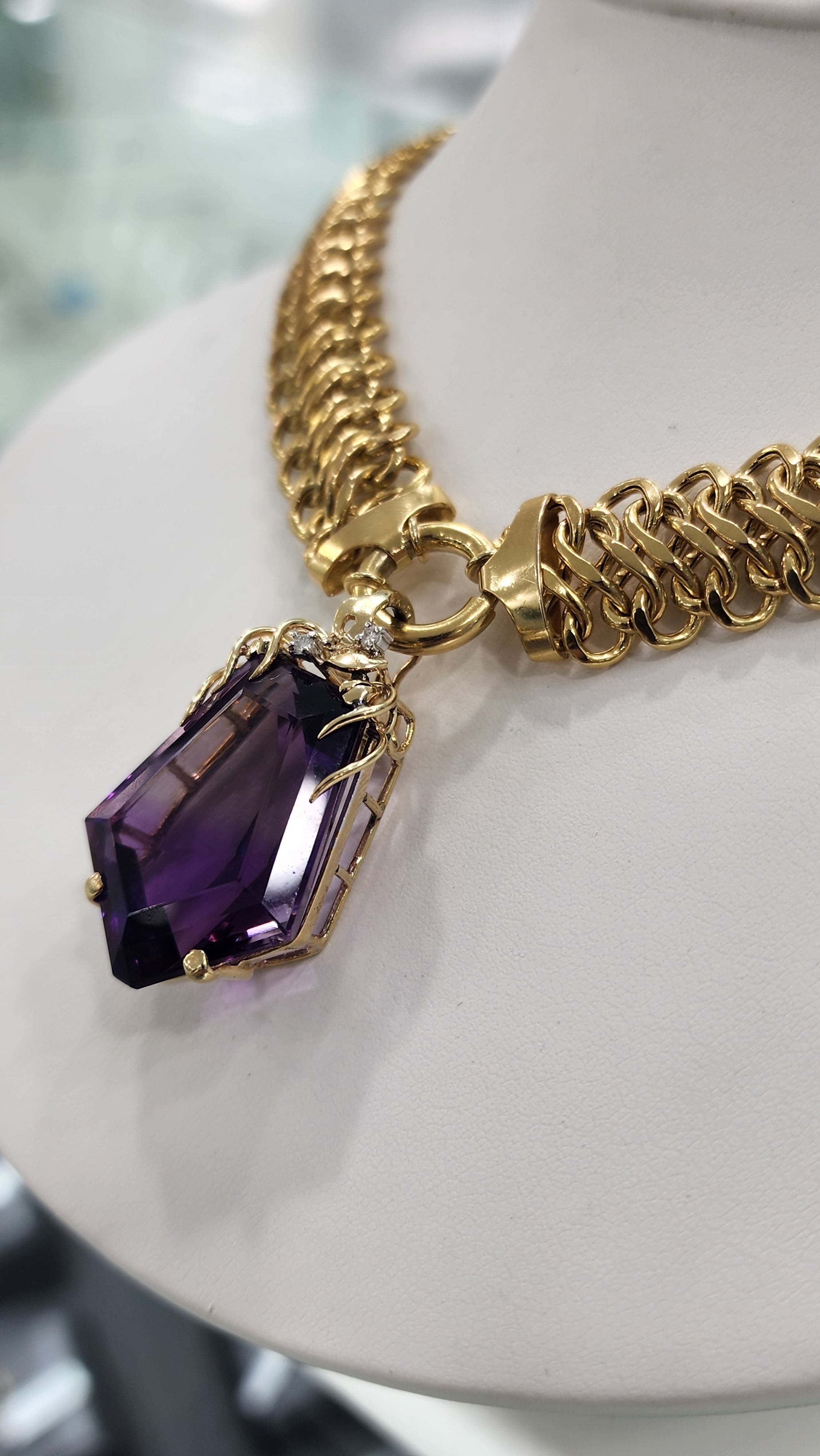 Odilia Amethyst Pendant - The Classic Jewellers