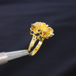 Lei | 24K Yellow Gold Flower Ring - The Classic Jewellers
