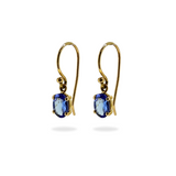 Mauria | 9ct Yellow Gold Tanzanite Earrings