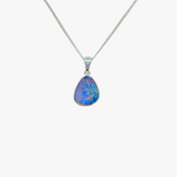 Avira | Australian Silver Opal Pendant