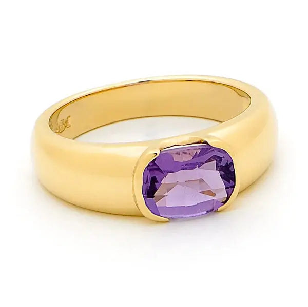 1.2ct Amethyst Gold Ring - The Classic Jewellers