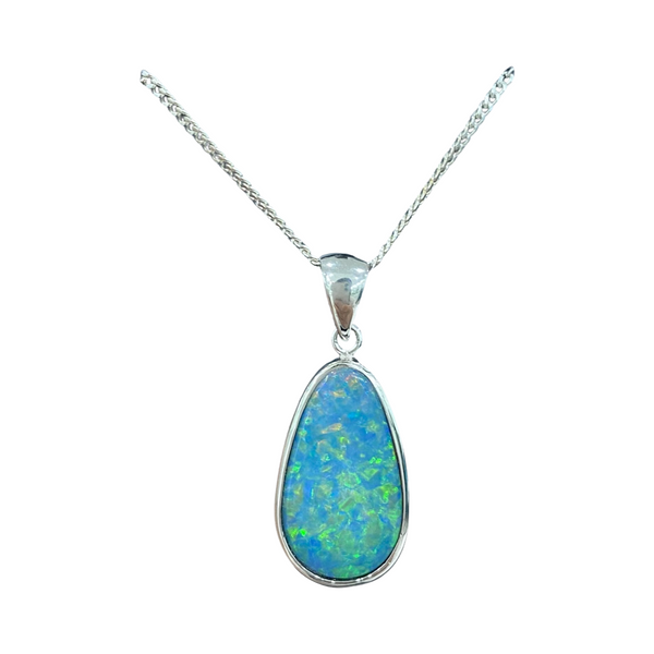 Australian Opal | Ava Sterling Silver Pendant