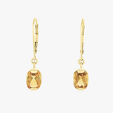 Fey | 9K YG Citrine Clip Earrings