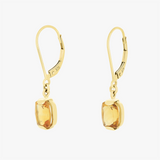 Fey | 9K YG Citrine Clip Earrings