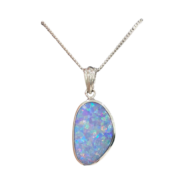 Australian Opal | Naomi Sterling silver pendant
