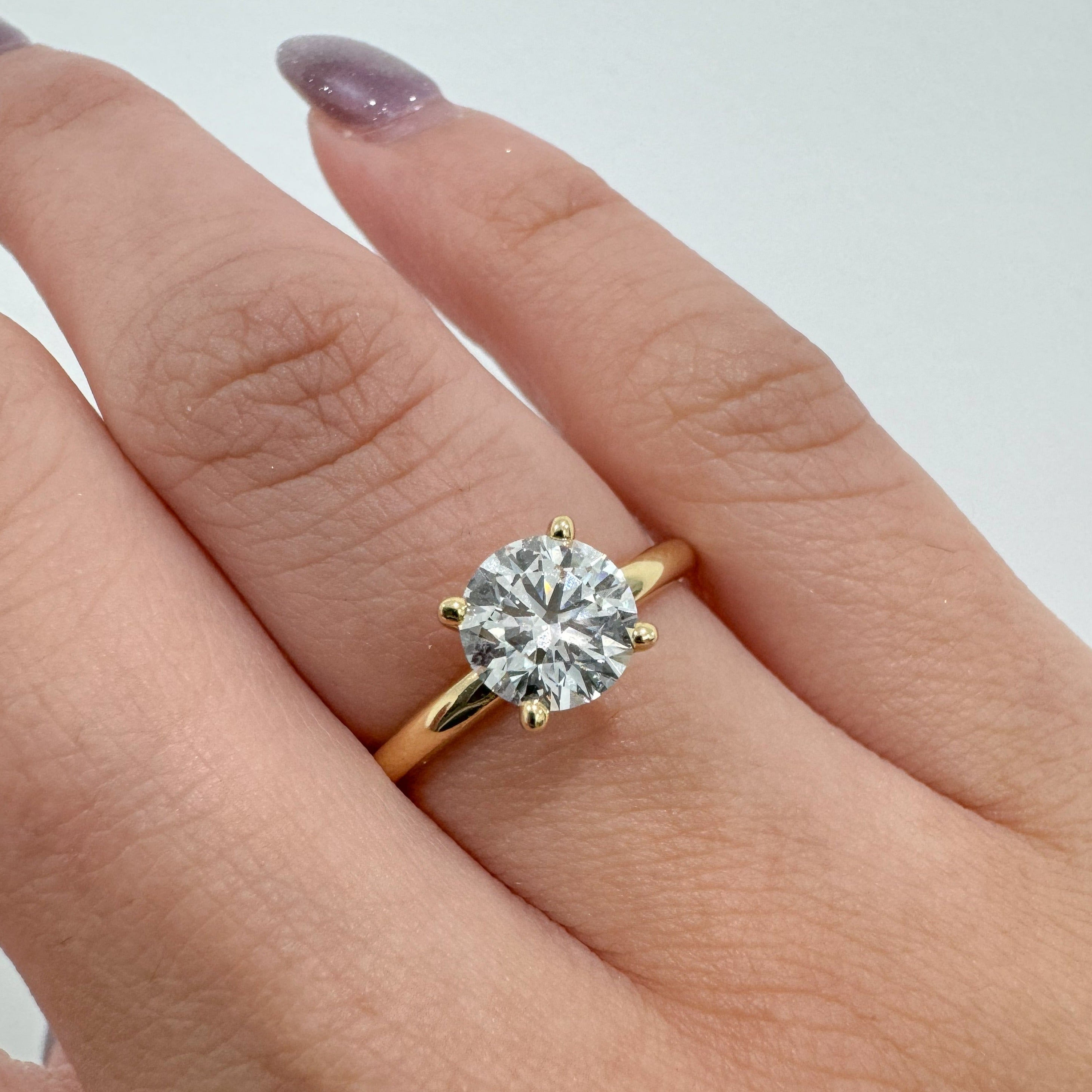 ELYSE | 1CT 4 CLAW ROUND CUT SOLITAIRE
