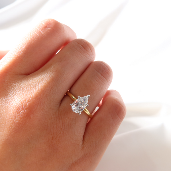 PAIGE | 1.05CT PEAR CUT SOLITAIRE ENGAGEMENT RING